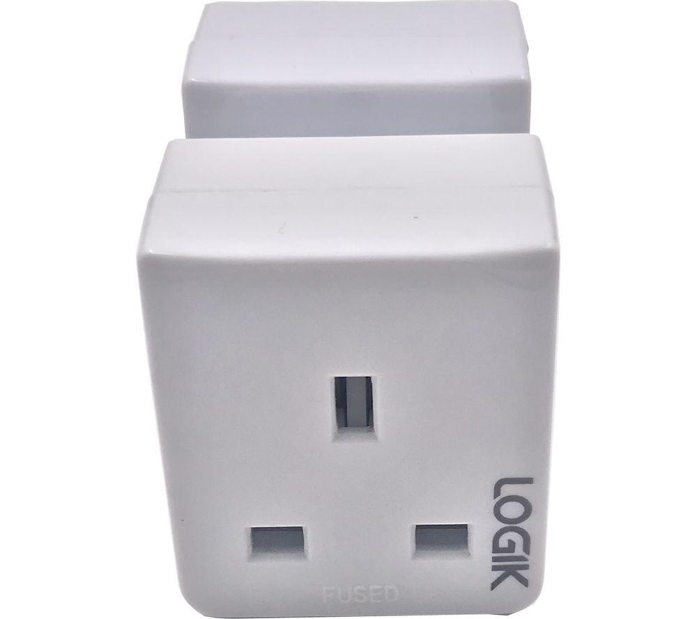 LOGIK L3WAYP18 3-Socket Plug Adapter - Twin Pack image number 4 of 4