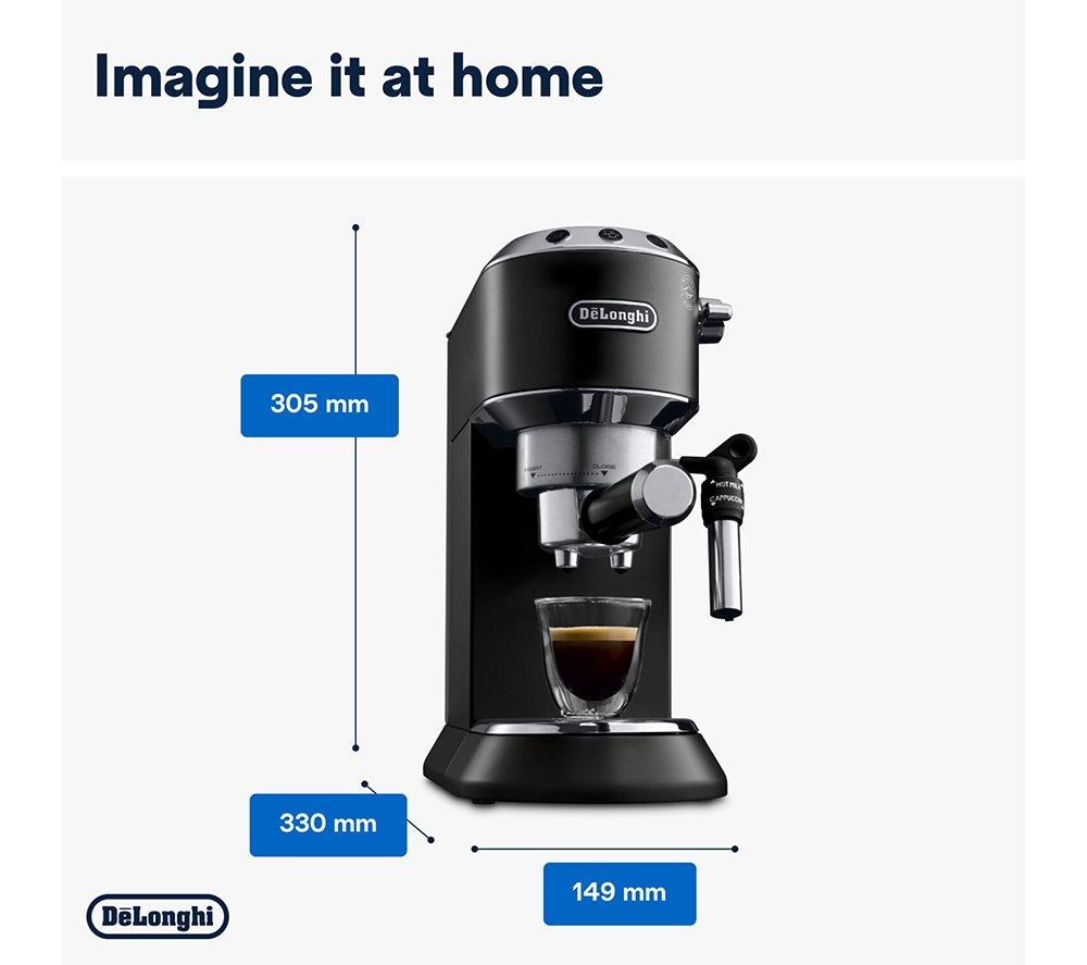 DELONGHI Dedica EC685BK Coffee Machine - Black image number 6 of 12