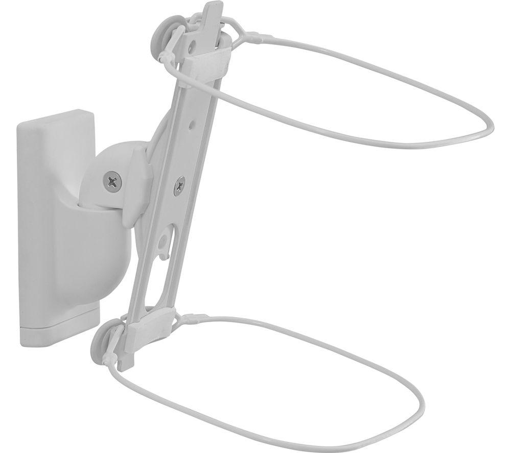 Sanus Adjustable Speaker Wall Mount Designed For SONOS ONE, PLAY:1 & PLAY:3 - Single (White)