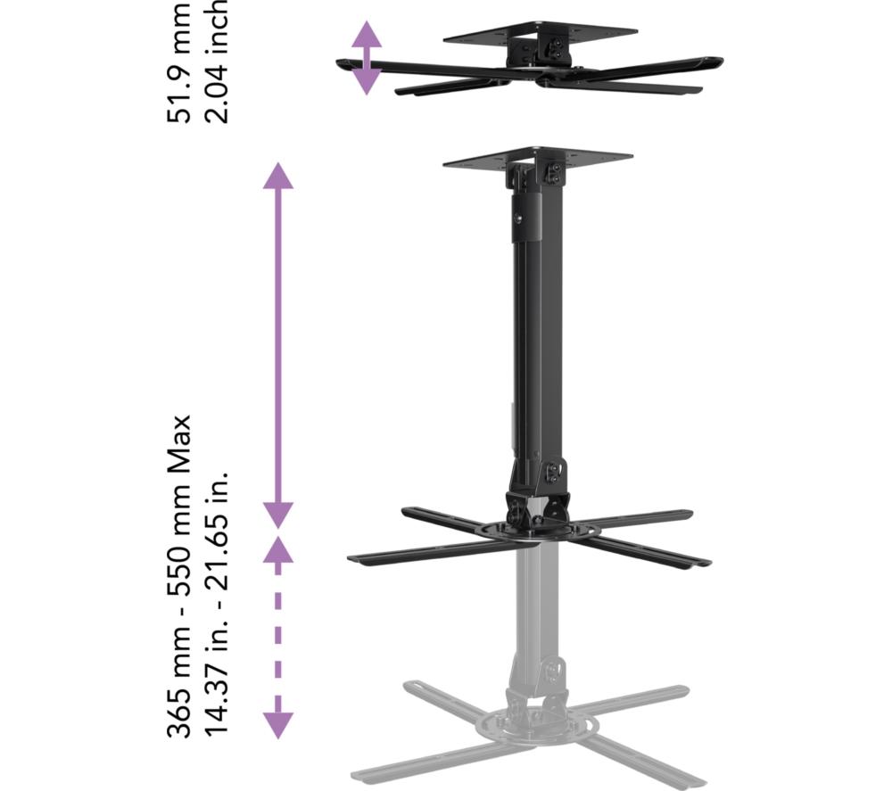 AVF PP703 Universal Ceiling Projector Mount image number 9 of 13