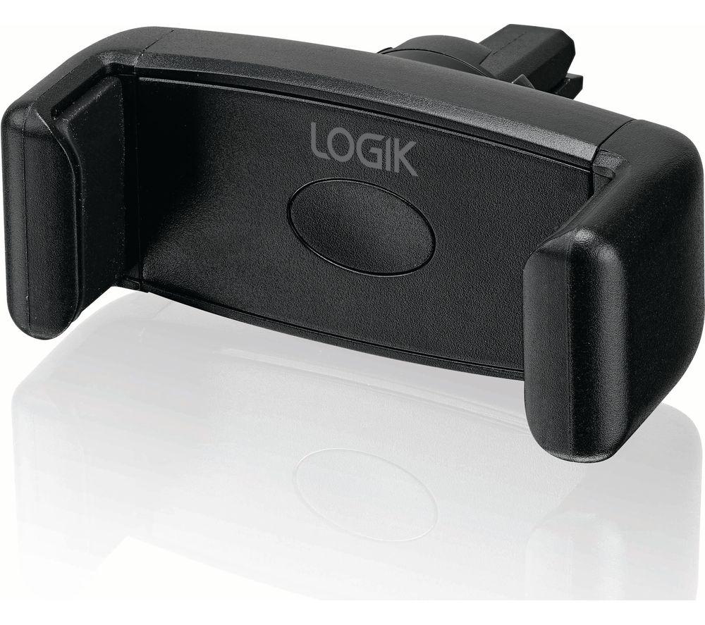 LOGIK LCARVM18 Mini Air Vent Phone Mount, Black