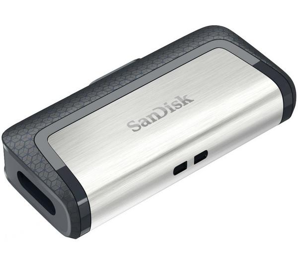 SANDISK Ultra USB Type-C & USB 3.1 Dual Memory Stick - 32 GB, Silver image number 1