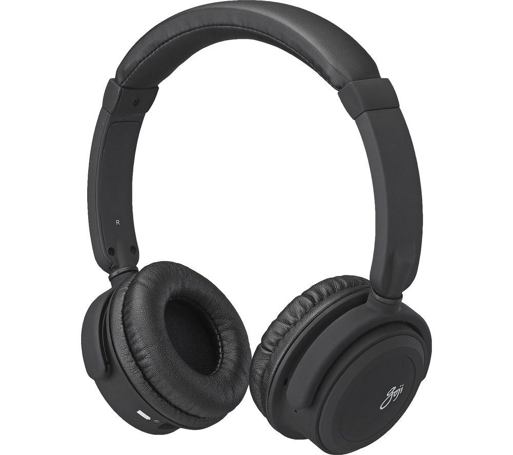 GOJI Lites GLITOBT18 Wireless Bluetooth Headphones - Black, Black