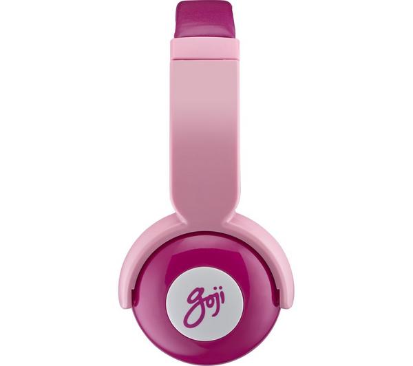 GOJI GKIDBTP18 Wireless Bluetooth Kids Headphones - Pink image number 1