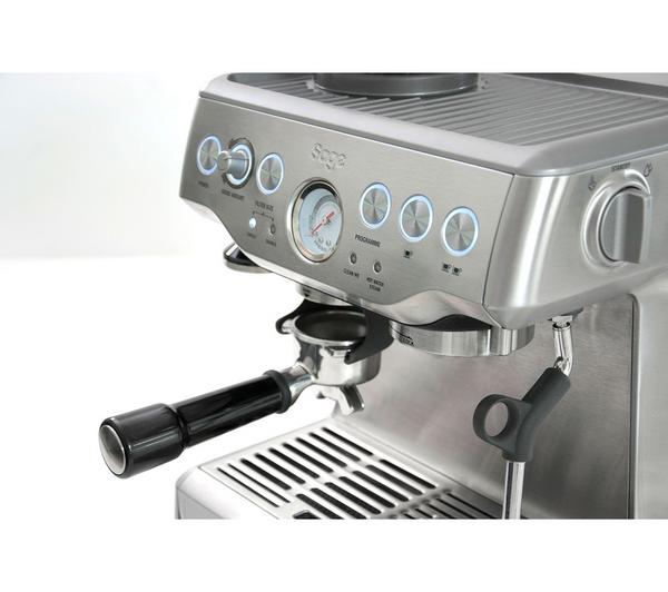 Buy SAGE The Express BES875 Bean to Cup Coffee Machine Stainless Steel | Currys