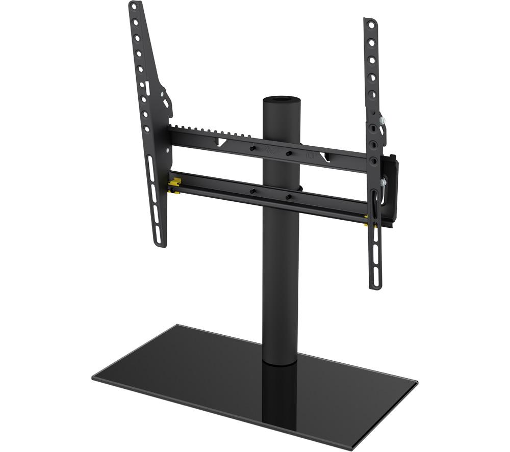 AVF B402BB 550 mm TV Stand with Bracket - Black, Black