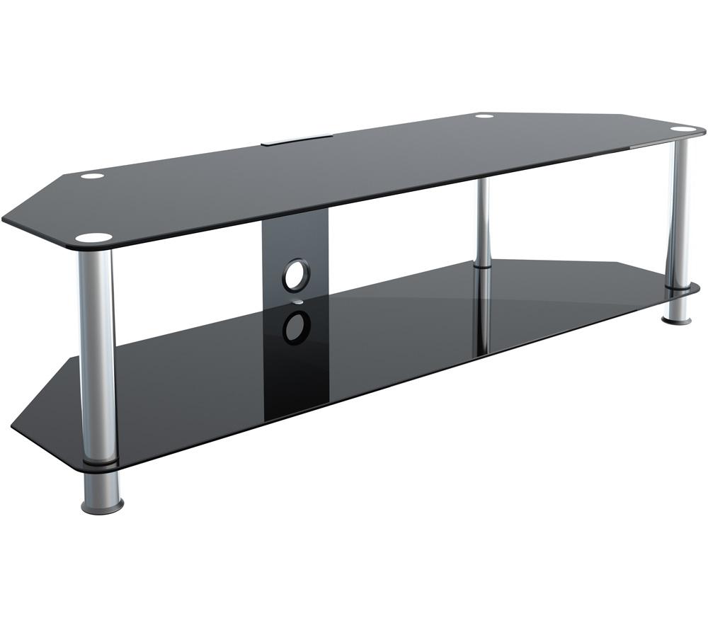AVF Classic SDC1400CM 1400 mm TV Stand - Black & Chrome image number 3 of 5