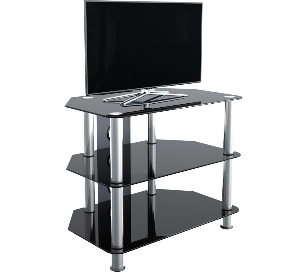 AVF 600 mm TV Stand for up to 32" TVs - Black & Chrome image number 5 of 6