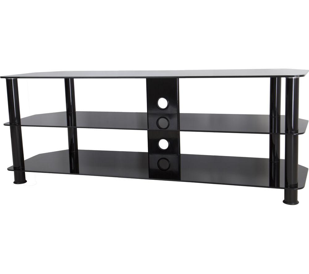 AVF 1250 mm TV Stand for up to 60&rdquo; TVs - Black image number 2 of 6