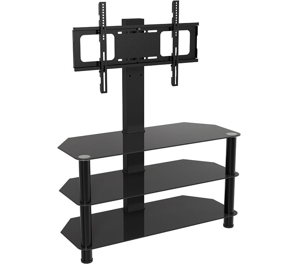 Tv stand with store back mount