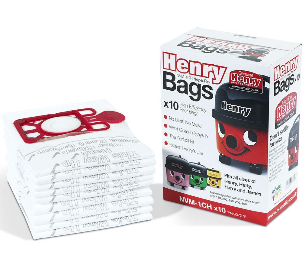 Buy NUMATIC Genuine Henry Dust Bags - Pack of 10 | Currys