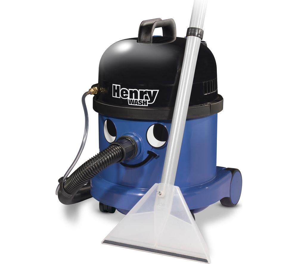 NUMATIC Henry Wash HWV370 Cylinder Carpet Cleaner - Blue, Blue,Black
