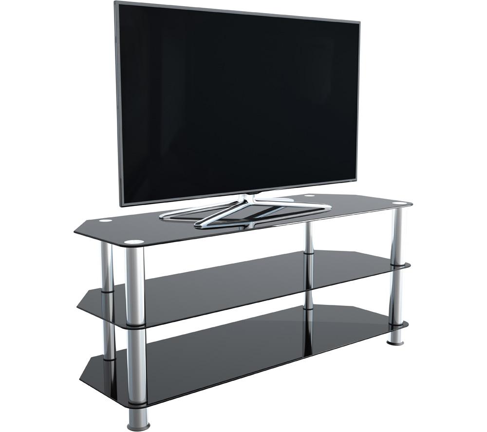 AVF SDC1140 TV Stand Black Chrome