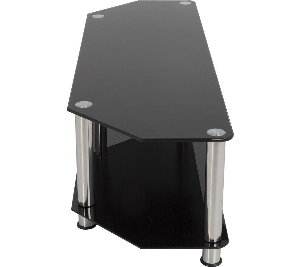 AVF SDC1400 TV Stand for up to 65" TVs - Black & Chrome image number 3 of 6