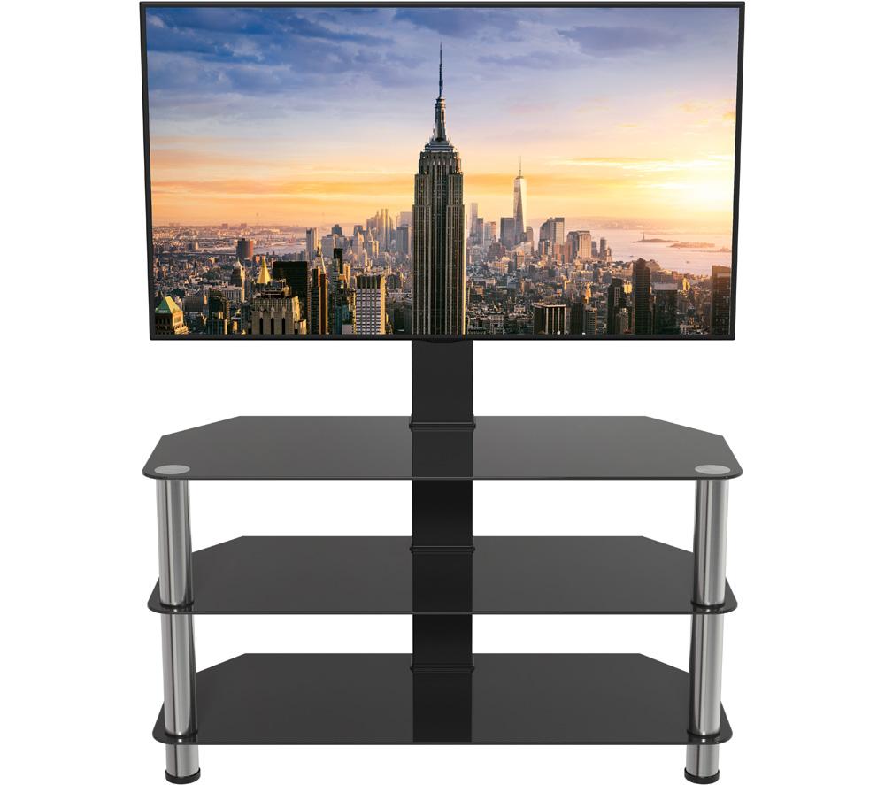 AVF SDCL900 900 mm TV Stand with Bracket for up to 65" TVs - Black & Chrome image number 5 of 7