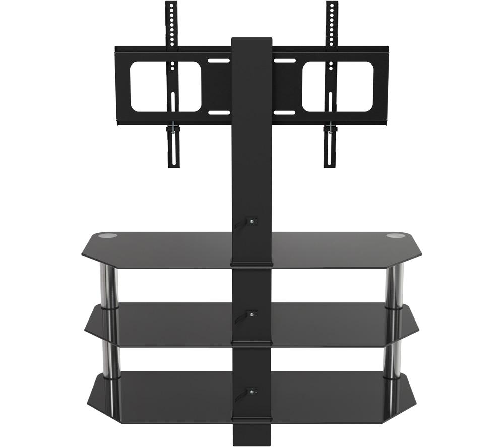 AVF SDCL900 900 mm TV Stand with Bracket for up to 65" TVs - Black & Chrome image number 6 of 7