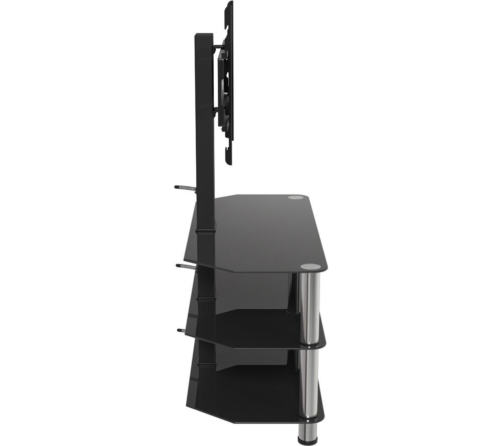 AVF SDCL900 900 mm TV Stand with Bracket for up to 65" TVs - Black & Chrome image number 7 of 7