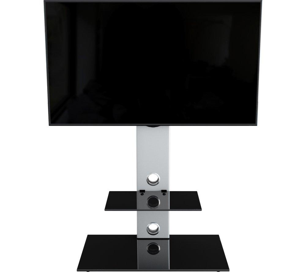 AVF Lesina FSL700LES 700 mm TV Stand with Bracket for up to 65" TVs - Silver & Black image number 3 of 4