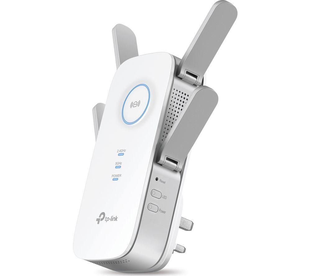 Image of TP-LINK RE650 WiFi Range Extender - AC 2600, Dual-band, White