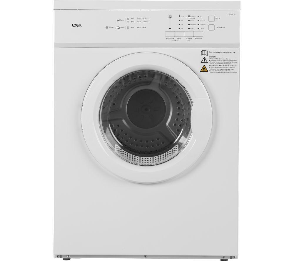 Buy LVD7W18 7 kg Vented Tumble Dryer - White | Currys