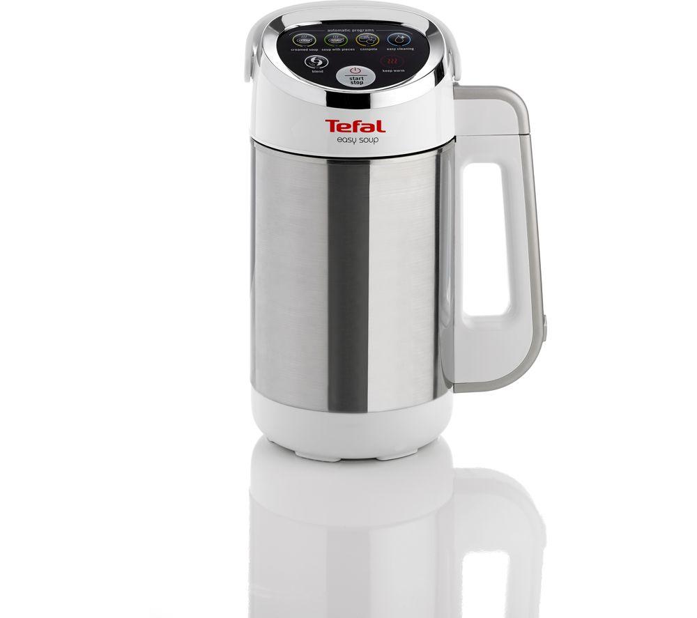 Tefal Easy Soup BL841140 Soup Maker - Stainless Steel & White, Stainless Steel