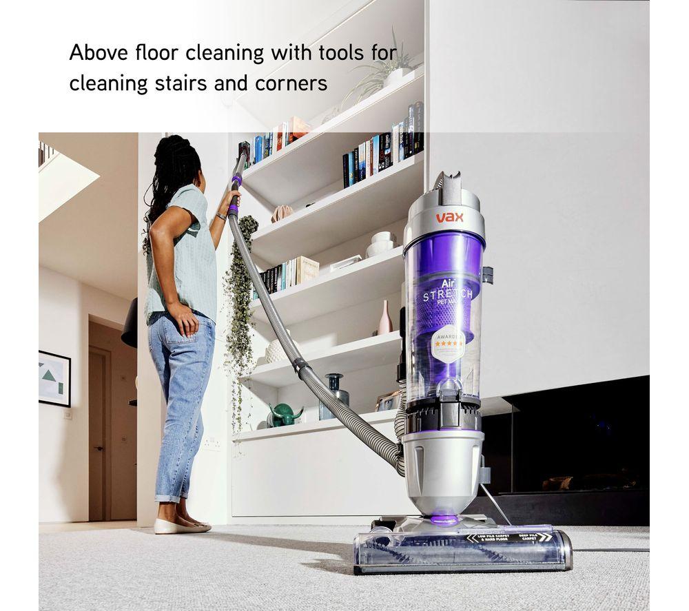 VAX Air Stretch Pet Max U85-AS-Pme Upright Bagless Vacuum Cleaner - Silver & Purple image number 5 of 5