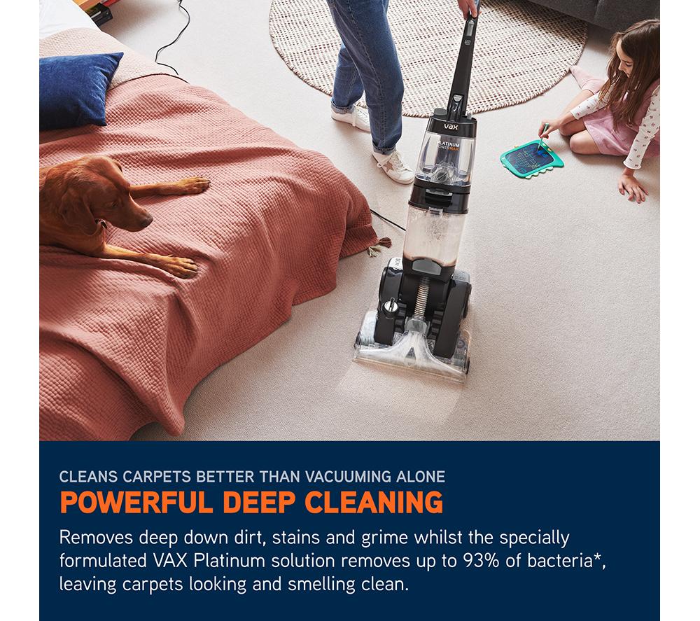 VAX Platinum Power Max ECB1SPV1 Upright Carpet Cleaner - Black image number 4 of 10