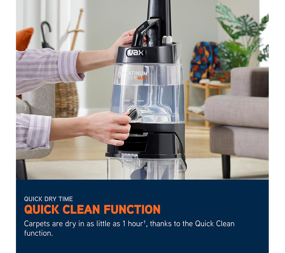 VAX Platinum Power Max ECB1SPV1 Upright Carpet Cleaner - Black image number 5 of 10
