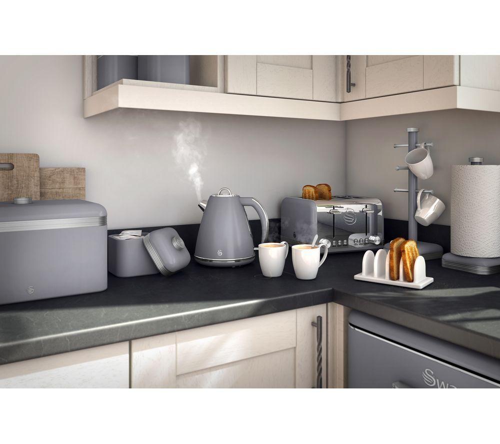 Buy SWAN Retro SK19020GRN Jug Kettle Grey Currys