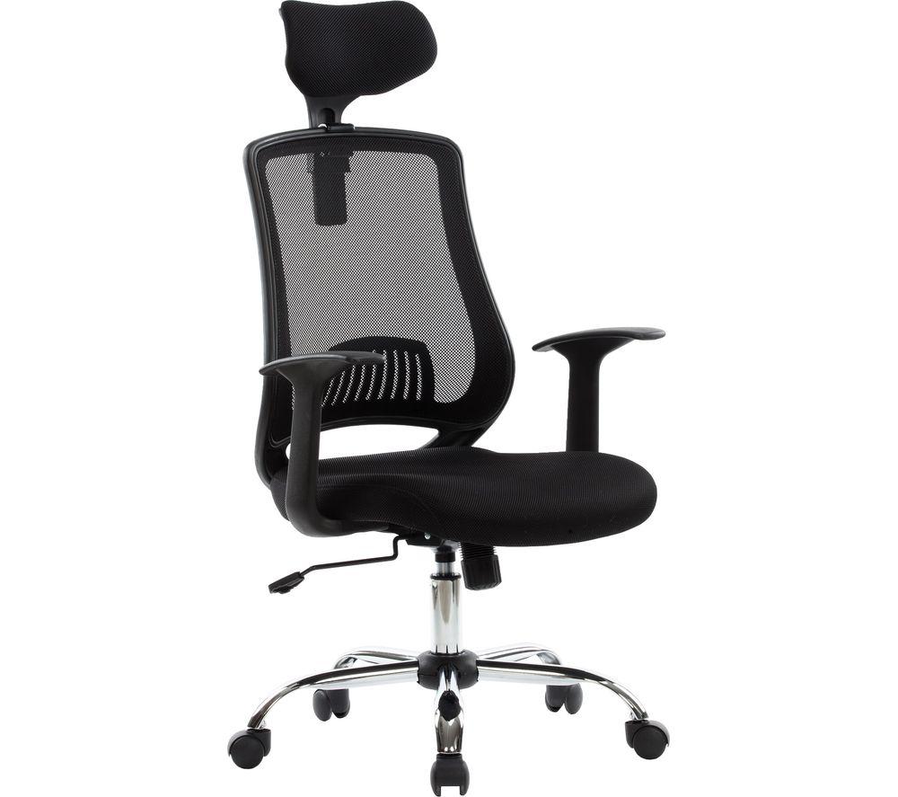 Alphason Florida Aoc4125blk Mesh Tilting Executive Chair - Black