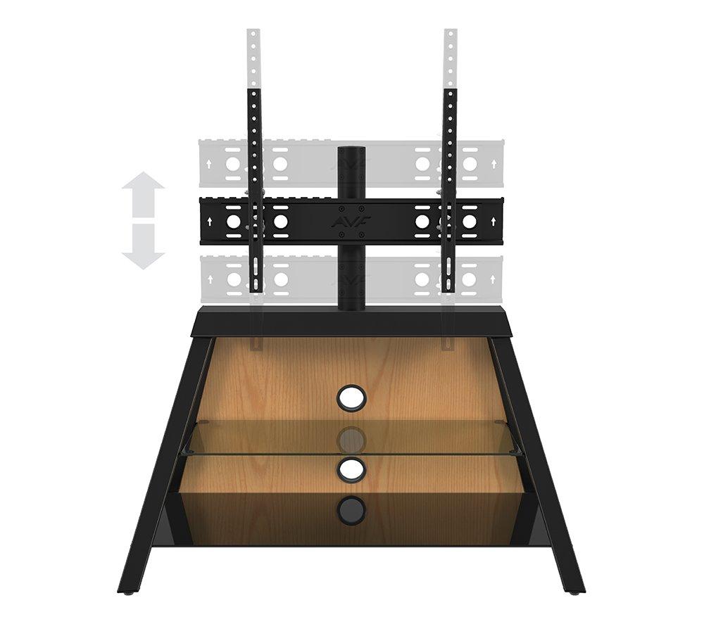 AVF Easel 925 mm TV Stand with Bracket for up to 65" TVs - Oak / Walnut / Black/ White image number 15 of 16