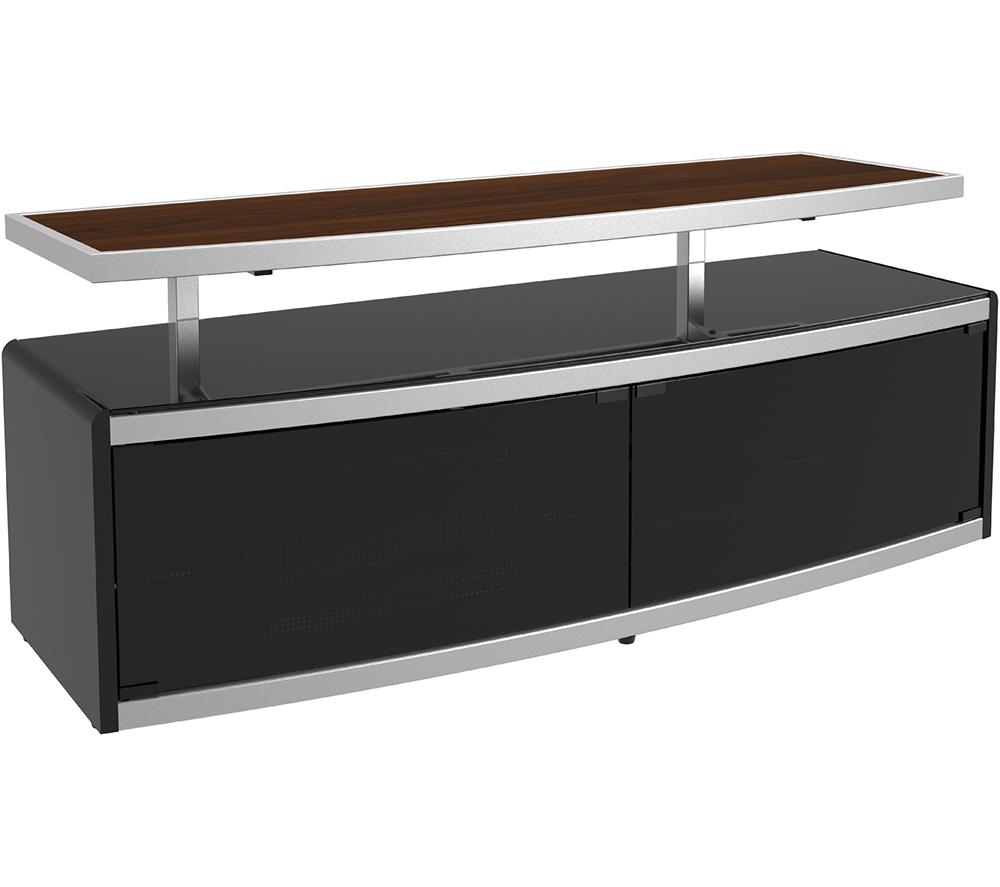 AVF Stage 1250 mm TV Stand with 4 Colour Settings, Black,Brown,White