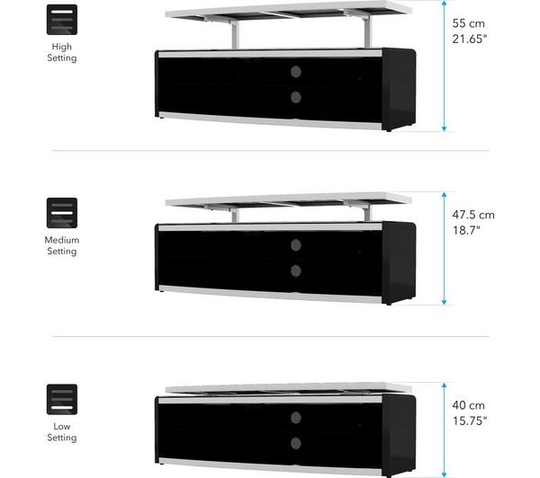 AVF Stage 1250 mm TV Stand with 4 Colour Settings image number 3