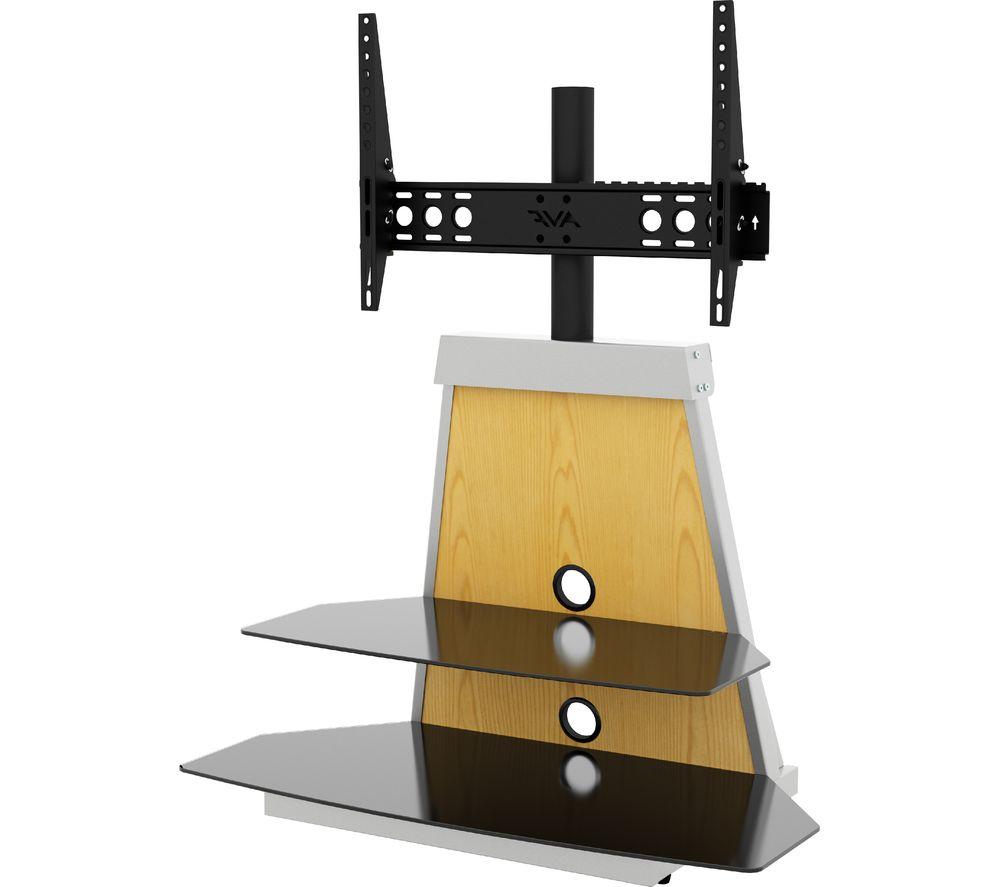 AVF Options Stack 900 mm TV Stand with Bracket with 4 Colour Settings, Black