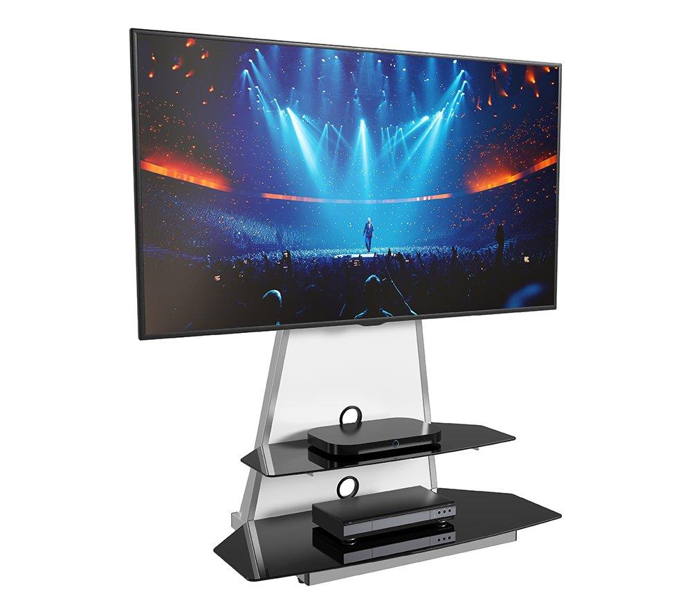 AVF Stack 900 mm TV Stand with Mount for up to 90" TVs - Oak / Walnut / Black / White image number 3 of 9