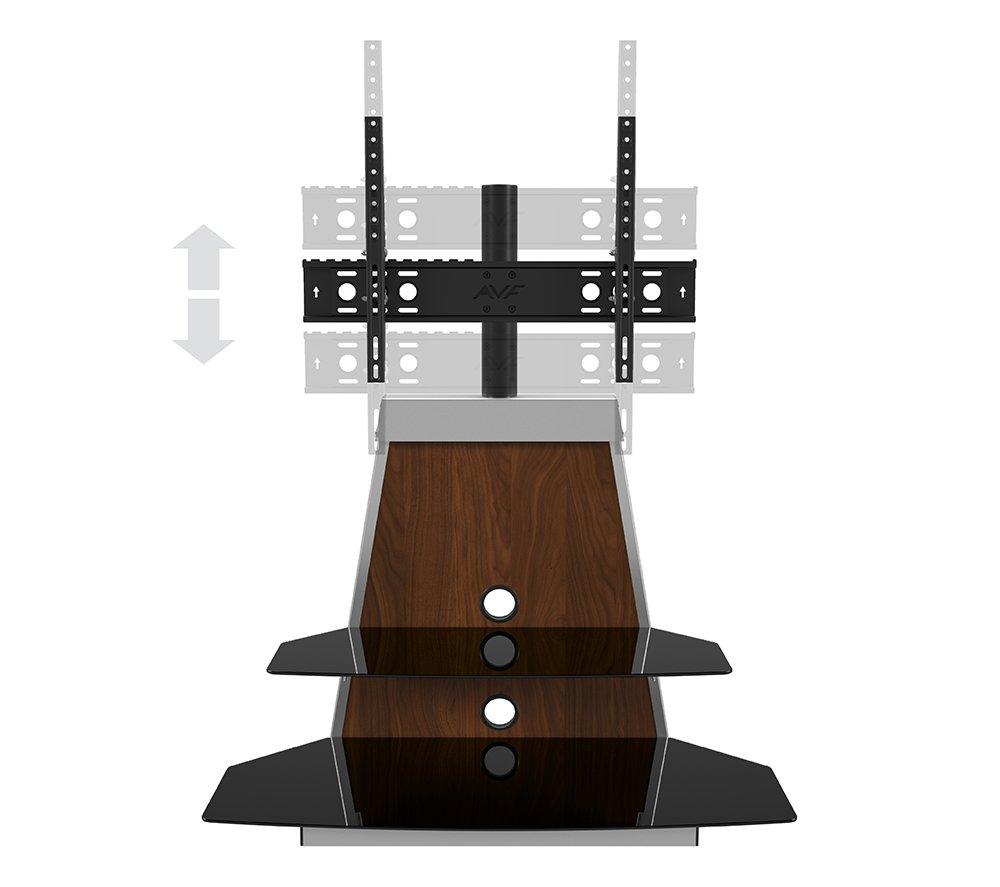 AVF Stack 900 mm TV Stand with Mount for up to 90" TVs - Oak / Walnut / Black / White image number 7 of 9