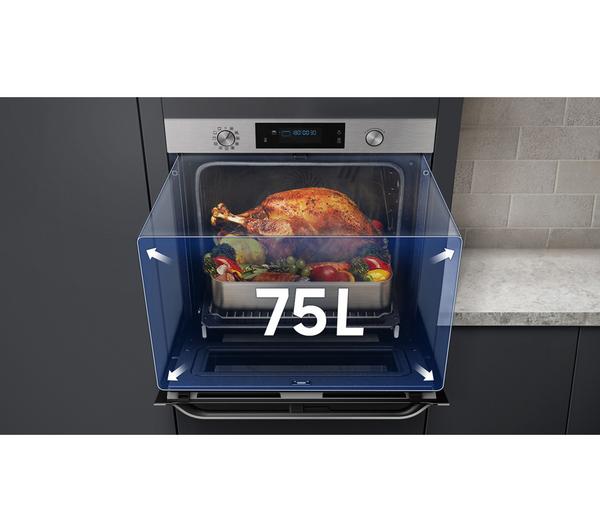 SAMSUNG Dual Cook Flex NV75N5641RS Electric Oven - Stainless Steel image number 7