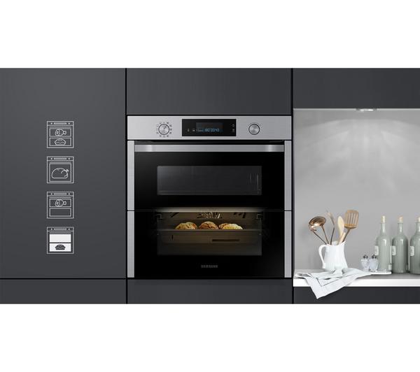 SAMSUNG Dual Cook Flex NV75N5641RS Electric Oven - Stainless Steel image number 9