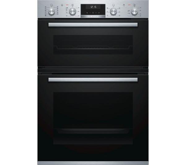 BOSCH Serie 6 MBA5575S0B Electric Double Oven - Stainless Steel image number 0