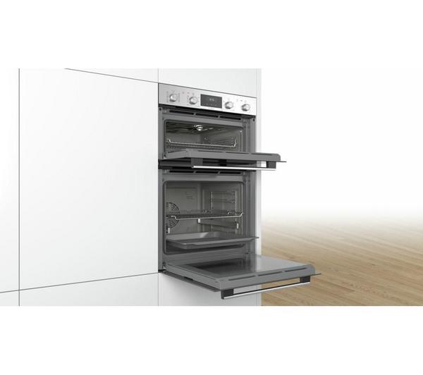 BOSCH Serie 6 MBA5575S0B Electric Double Oven - Stainless Steel image number 2