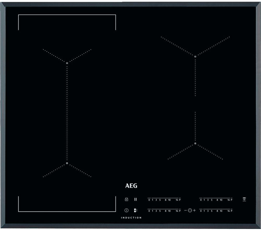 AEG IKE64441FB Electric Induction Hob – Black, Black