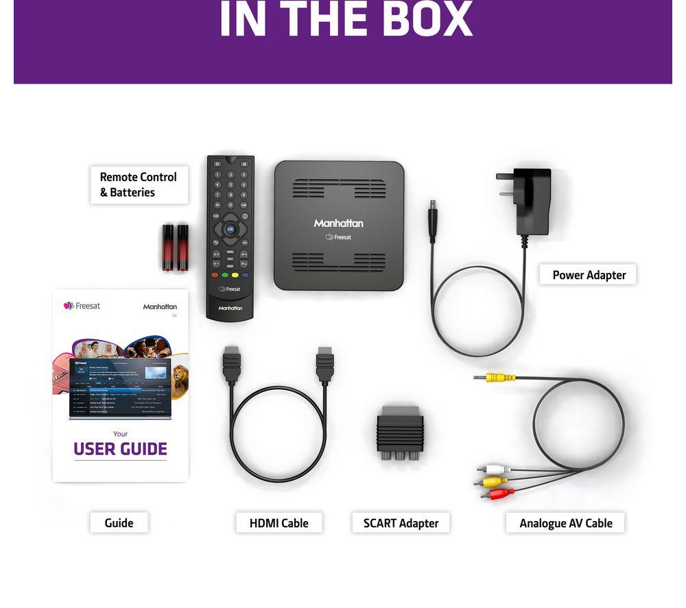 MANHATTAN SX Freesat HD Set Top Box image number 3 of 14