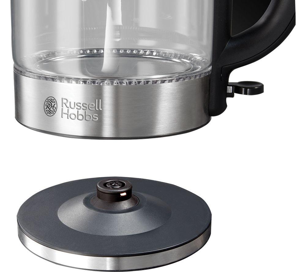 Russell hobbs glass kettle hot sale checkers