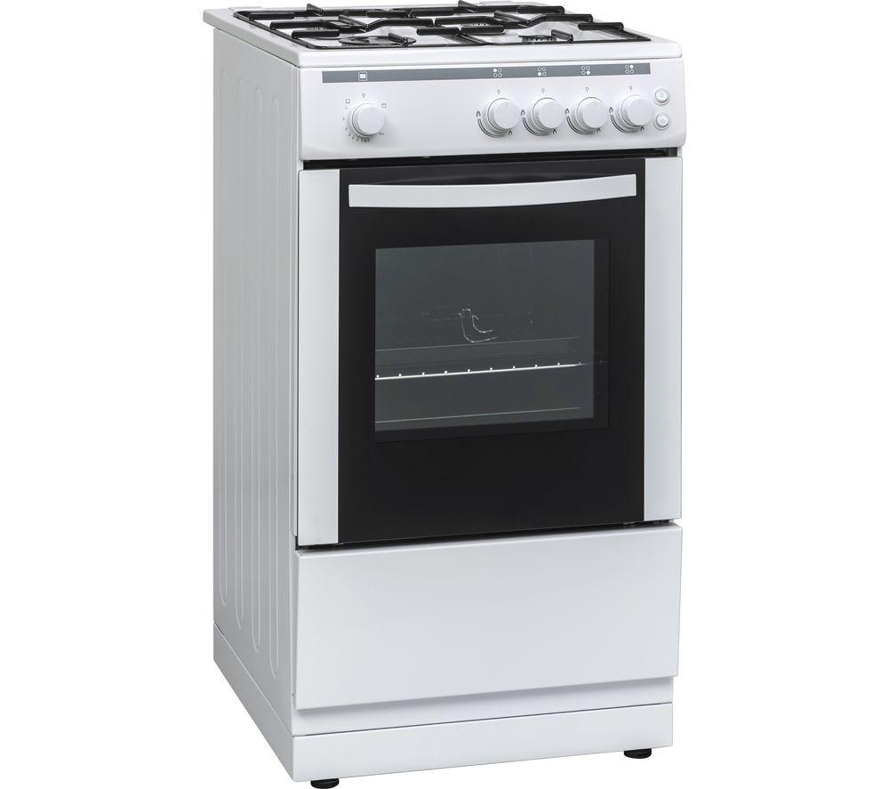 Buy ESSENTIALS CFSGWH18 50 cm Gas Cooker White Currys