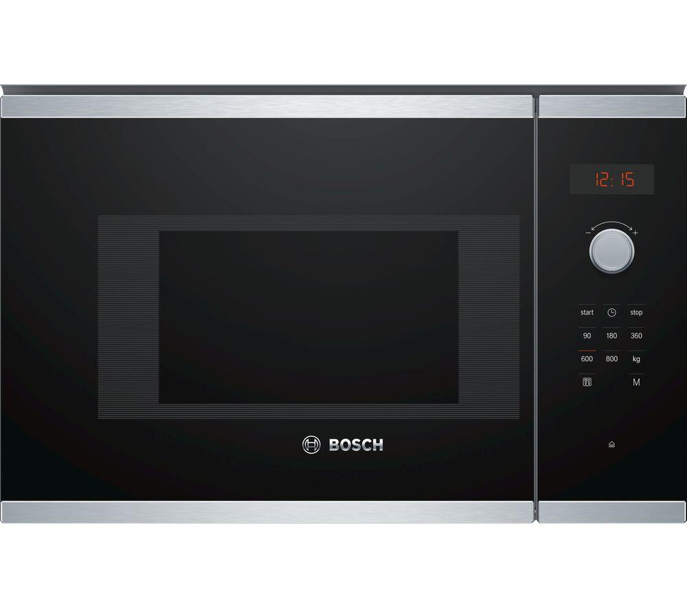 BOSCH Series 4 BFL523MS0B Built-in Solo Microwave - Stainless Steel, Stainless Steel