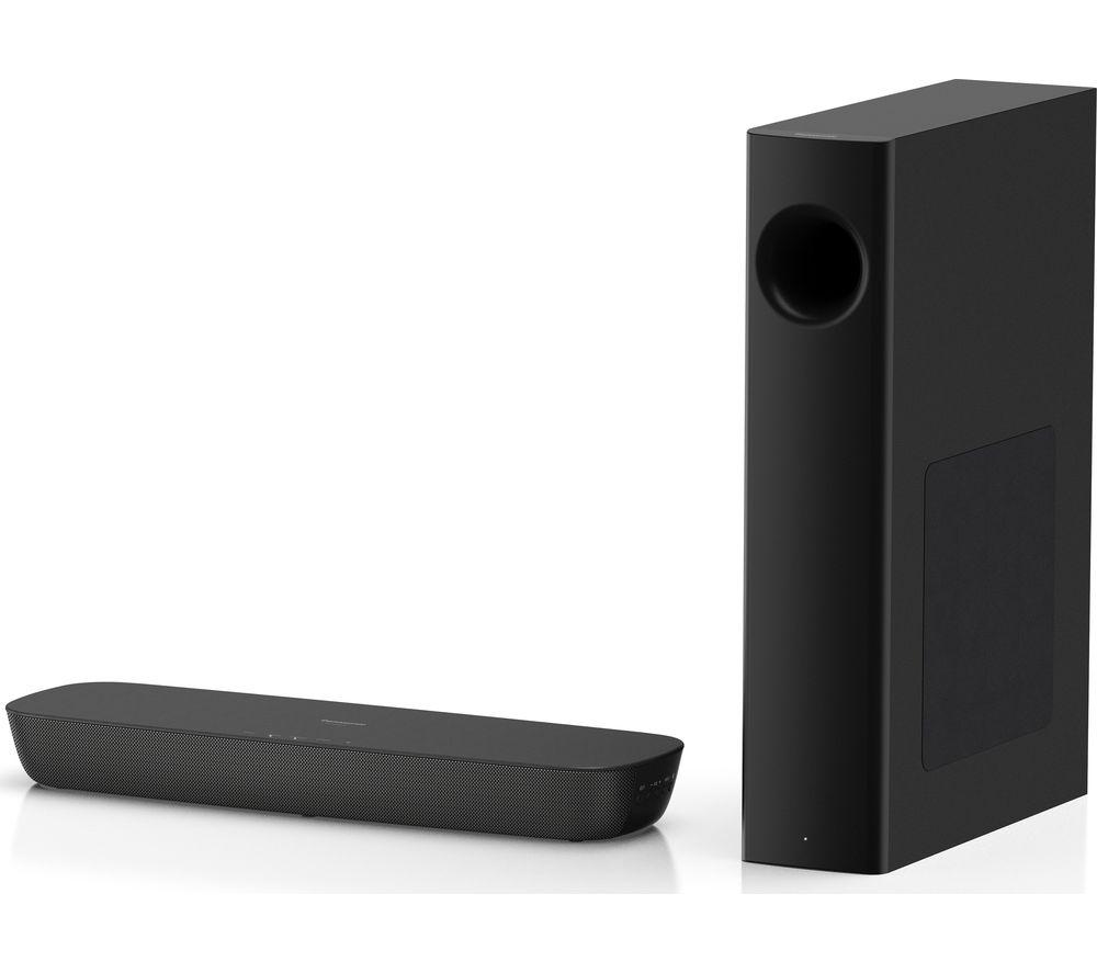 PANASONIC HTB258 2.1 Wireless Compact Sound Bar, Black