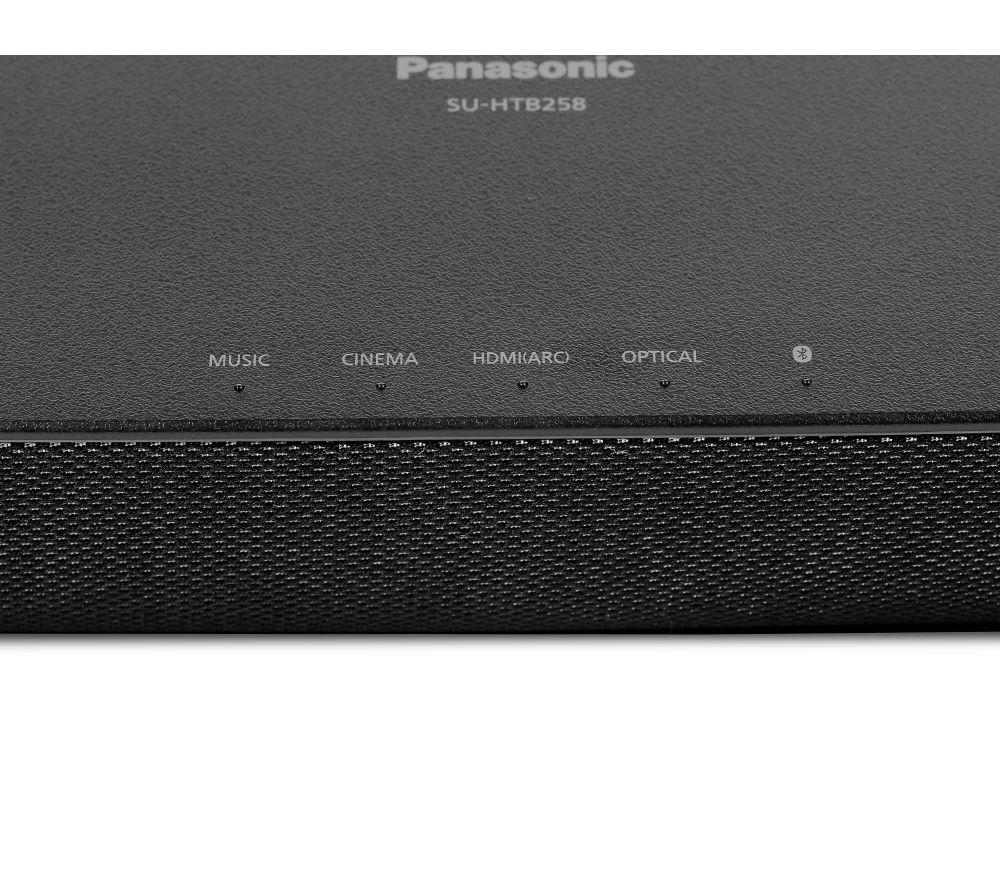 PANASONIC SC-HTB258EBK 2.1 Wireless Compact Sound Bar image number 10 of 10