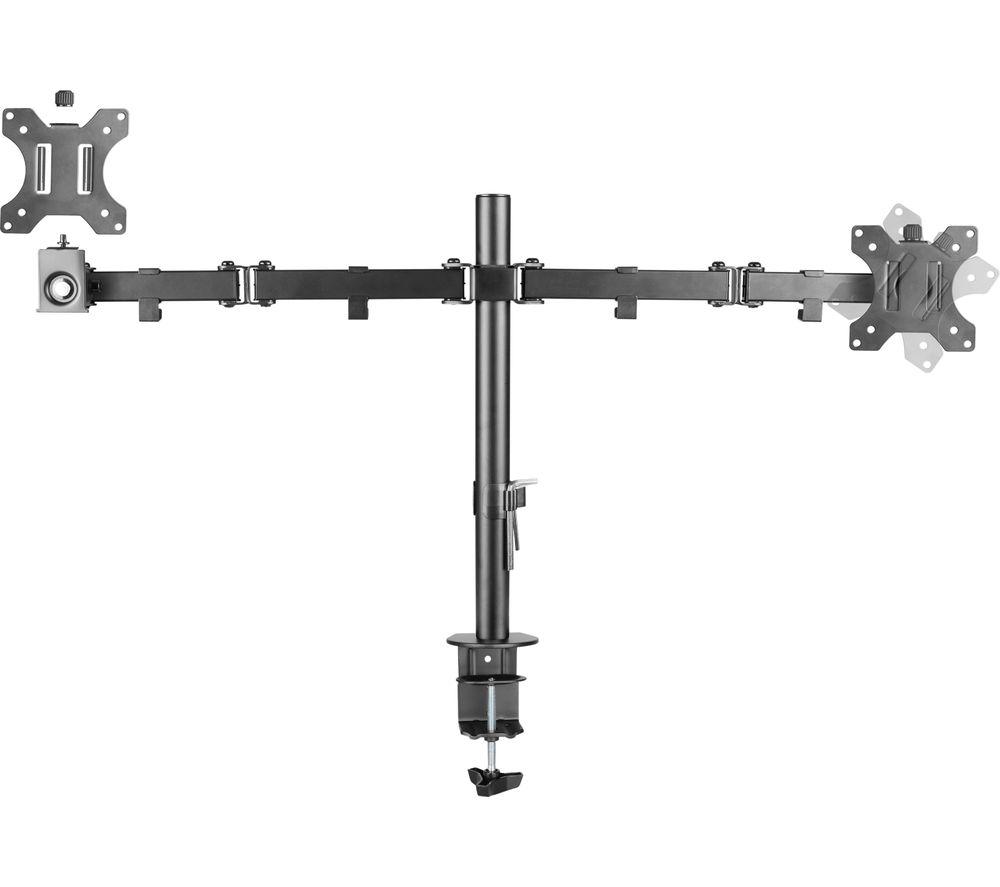 PROPERAV PB096 Dual Arm Full Motion 17-32" Monitor Desk Mount image number 2 of 8