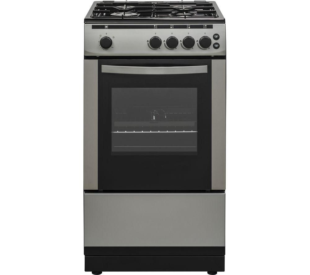 ESSENTIALS CFSGSV18 50 cm Gas Cooker - Inox, Silver/Grey