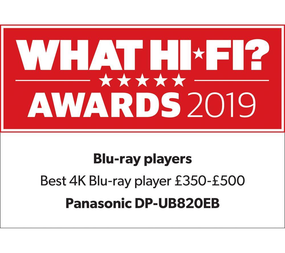 PANASONIC DP-UB820EBK Smart 4K Ultra HD Blu-ray & DVD Player image number 10 of 12